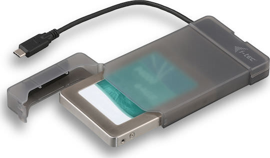 i-tec MySafe Θήκη για Σκληρό Δίσκο 2.5" SATA III με σύνδεση USB3.0 σε Διάφανο χρώμα - Image 1