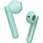 Trust Primo Touch Earbud Bluetooth Handsfree Ακουστικά με Θήκη Φόρτισης Mint - Image 3