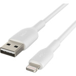 Belkin Regular USB to Lightning Cable Λευκό 2m (CAA001bt2MWH)