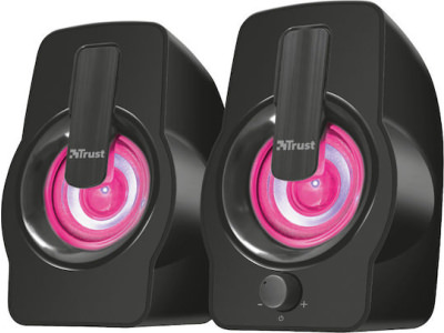 Trust Gemi RGB Ηχεία Υπολογιστή 2.0 με Ισχύ 6W σε Μαύρο Χρώμα - Image 4