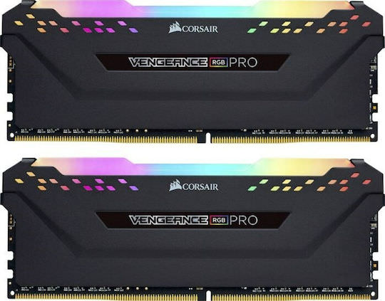 Corsair Vengeance RGB Pro DDR4 16GB RAM με 2x8GB Modules και Ταχύτητα 2666 για Desktop - Image 1