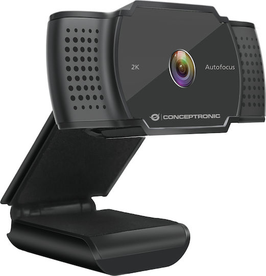 Conceptronic AMDIS 2K Web Camera 2K με Autofocus - Image 1