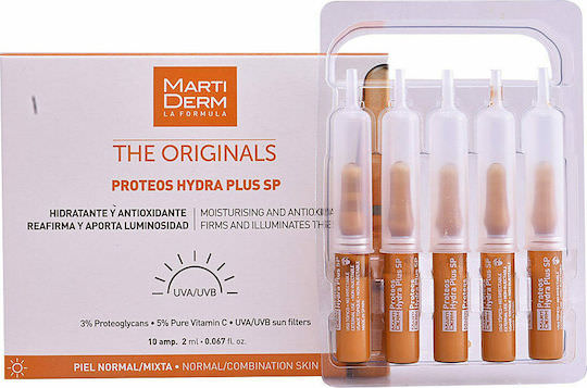 Martiderm The Originals Ενυδατικό & Αντιγηραντικό Serum Προσώπου SPF15 για Αποτοξίνωση 10x2ml - Image 1