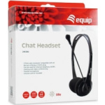 Equip Headset Stereo On Ear Multimedia Ακουστικά με μικροφωνο και σύνδεση 3.5mm Jack - Image 4