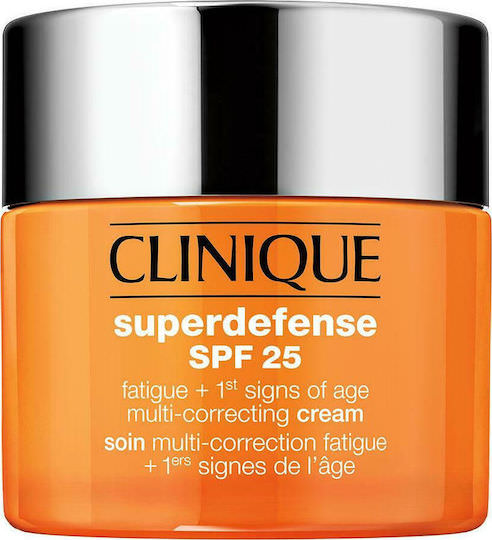 Clinique Superdefense Fatigue & 1st Signs of Age Ενυδατική Κρέμα Προσώπου Ημέρας με SPF25 & Βιταμίνη C 50ml - Image 1