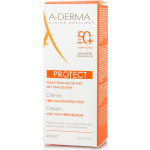 A-Derma Cream Protect Χωρίς Άρωμα Αντηλιακή Κρέμα Προσώπου SPF50 40ml - Image 3