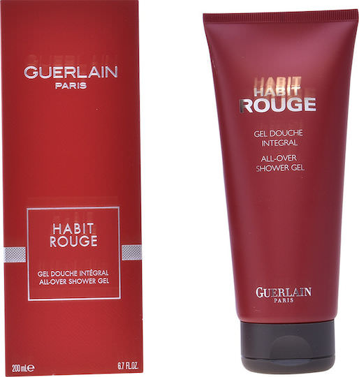 xlarge_20201211125555_guerlain_habit_rouge_shower_gel_200ml.jpeg Guerlain Habit Rouge Αφρόλουτρο σε Gel 200ml - Image 1