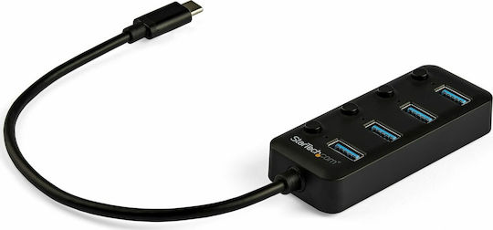 StarTech USB 3.0 Hub 4 Θυρών με σύνδεση USB-C - Image 1