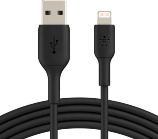 Belkin Regular USB to Lightning Cable Μαύρο 3m (CAA001BT3MBK) - Image 1