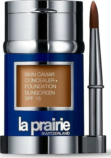 La Prairie Skin Caviar Liquid Foundation SPF15 Concealer Foundation Sunscreen SPF15 N-30 Satin Nude 30ml - Image 1