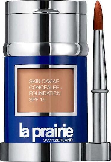 La Prairie Skin Caviar Liquid Foundation SPF15 Concealer Foundation Sunscreen SPF15 Sunset Beige 30ml - Image 1