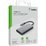Belkin Connect USB-C Docking Station με HDMI 4K PD Γκρι - Image 3