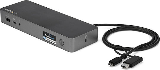 StarTech USB-A/USB-C Dock w/ Dual Monitor 4K60Hz HDMI & DisplayPort - Image 1