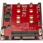StarTech Dual-Slot M.2 Drive to SATA Adapter for 2.5" Drive Bay Κόκκινο S55058280 - Image 2