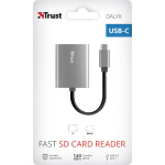 Trust Dalyx Fast Card Reader Type-C για SD Ασημί - Image 2