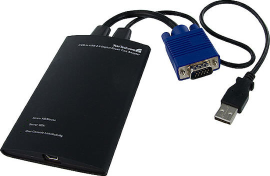 StarTech KVM Console to USB 2.0 Portable Laptop Crash Cart Adapter - Image 1