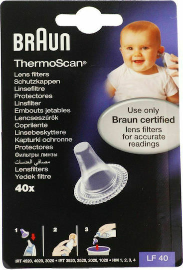 Braun Αξεσουάρ Ωτοσκοπίων Thermoscan LF420 Ανταλλακτικά Φίλτρα μιας Χρήσης 40τμχ - Image 1