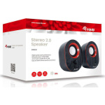 Equip Stereo 2.0 Ηχεία Υπολογιστή 2.0 με Ισχύ 3W Κόκκινα - Image 4