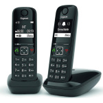 Gigaset AS690 Ασύρματο Τηλέφωνο Duo Μαύρο - Image 2