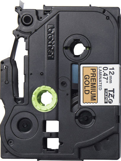 Brother TZe-PR831 Ταινία Ετικετογράφου 8m x 12mm σε Χρυσό Χρώμα - Image 1