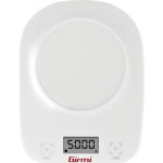 Girmi PS01 Ψηφιακή Ζυγαριά Κουζίνας με Κάδο 1gr/5kg White - Image 2
