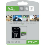PNY Elite microSDXC 64GB Class 10 U1 UHS-I με αντάπτορα - Image 4