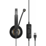 Sennheiser SC-30-USB-ML Headset Call Center On Ear Multimedia Ακουστικά με μικροφωνο και σύνδεση USB-A - Image 2