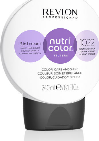 Revlon Nutri Color Toner 1022 Intense Platinum 240ml - Image 1