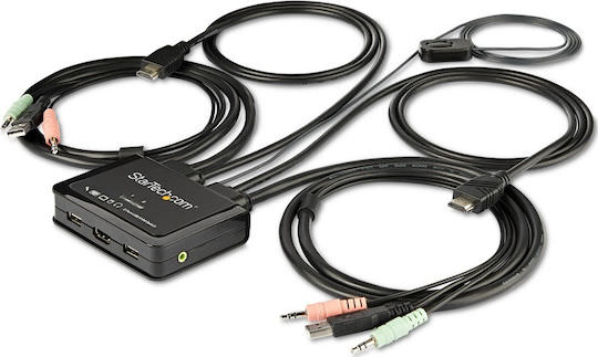 StarTech 2 Port DisplayPort KVM Switch 4K 60Hz - Image 1