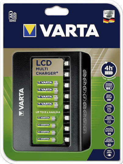 xlarge_20210817124328_varta_lcd_multi_charger_8_mpatarion_ni_mh_megethous_aa_aaa.jpeg LCD Multi Charger+ 8 Μπαταριών Ni-MH Μεγέθους AA/AAA (Δεν περιλαμβάνονται μπαταρίες) - Image 1