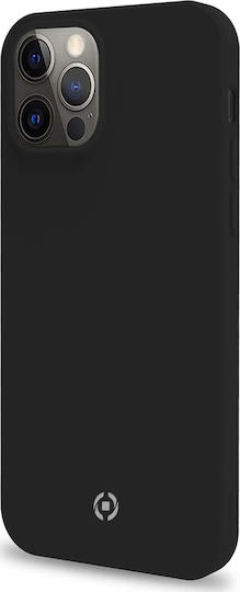 Celly Cromo Back Cover Σιλικόνης Μαύρο (iPhone 12 Pro Max) - Image 1