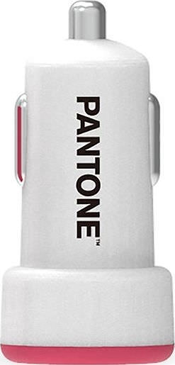 Pantone Φορτιστής Αυτοκινήτου 2.1A με μία Θύρα: 1xUSB Ροζ Χρώμα - Image 1