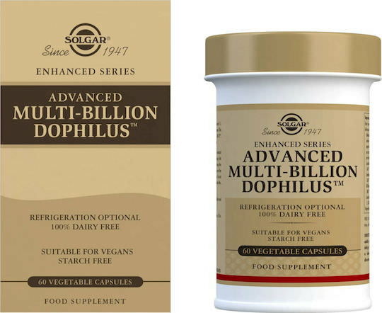 Solgar Enchanced Series Advanced Multi-billion Dophilus Συμπλήρωμα με Προβιοτικά 60 φυτικές κάψουλες - Image 1