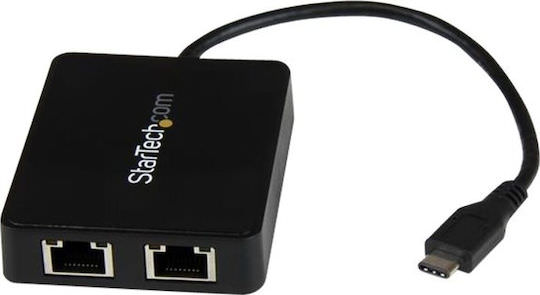StarTech US1GC301AU2R USB-C Αντάπτορας Δικτύου για Ενσύρματη σύνδεση Gigabit Ethernet - Image 1