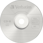 Verbatim Azo Crystal Εγγράψιμα CD-R 52x 700MB Cake Box 50τμχ - Image 2