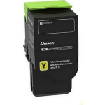 Lexmark 78C20Y0 Γνήσιο Toner Laser Εκτυπωτή Κίτρινο Return Program 1400 Σελίδων - Image 2