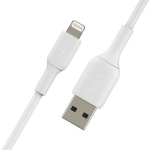Belkin MFI Regular USB to Lightning Cable Λευκό 3m (CAA001BT3MWH) - Image 3