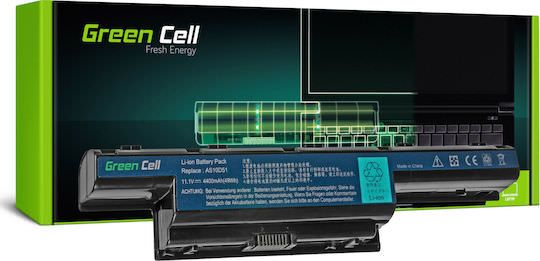 Green Cell Συμβατή Μπαταρία για Acer Aspire / TravelMate 5740G/5741G/5742G/5749Z με 4400mAh - Image 1