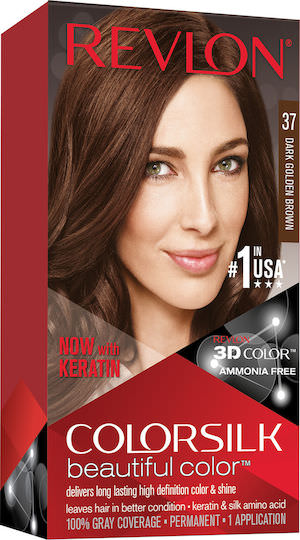 Revlon Colorsilk Βαφή Μαλλιών 37 Dark Golden Brown 130ml - Image 1