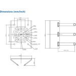 Dahua Βάση για Κάμερες Συστημάτων CCTV Λευκή Λευκό PFA150 - Image 2