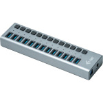 i-tec USB 3.0 Hub 13 Θυρών με σύνδεση USB-A & Θύρα Φόρτισης και Εξωτερική Παροχή Ρεύματος - Image 2
