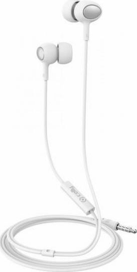 Celly UP500 In-ear Handsfree με Βύσμα 3.5mm Λευκό - Image 1