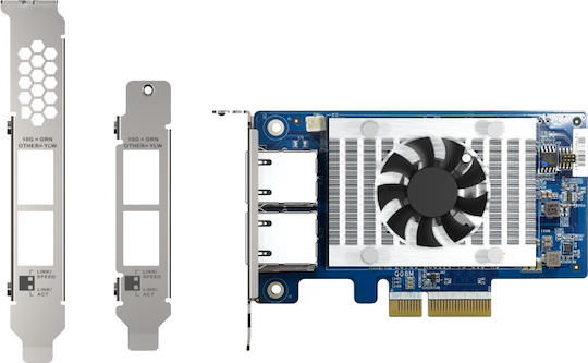 QNap Ενσύρματη Κάρτα Δικτύου Gigabit (10Gbps) Ethernet PCI-e - Image 1