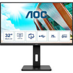 AOC U32P2 VA Monitor 31.5" 4K 3840x2160 με Χρόνο Απόκρισης 4ms GTG