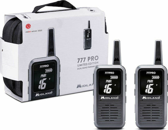 Midland 777 Pro Limited Edition Ασύρματος Πομποδέκτης PMR με Μονόχρωμη Οθόνη Σετ 2τμχ - Image 1