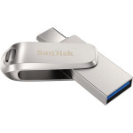 Sandisk Ultra Dual Drive Luxe 256GB USB 3.1 Stick με σύνδεση USB-C & USB-A Ασημί - Image 3