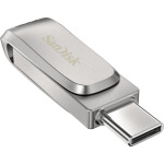 Sandisk Ultra Dual Drive Luxe 256GB USB 3.1 Stick με σύνδεση USB-C & USB-A Ασημί - Image 4