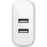 Belkin Φορτιστής Χωρίς Καλώδιο με 2 Θύρες USB-A 24W Λευκός (Boost Charge) - Image 4