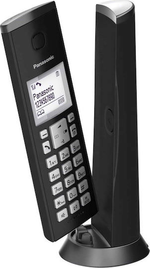 Panasonic KX-TGK210 Ασύρματο Τηλέφωνο με Ελληνικό Μενού Μαύρο - Image 1