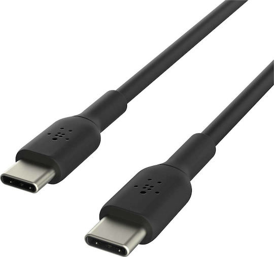 xlarge_20211105093646_belkin_usb_2_0_cable_usb_c_male_usb_c_male_mayro_2m_cab003bt2mbk.jpeg Belkin USB 2.0 Cable USB-C male - USB-C 60W Μαύρο 2m (CAB003bt2MBK) - Image 1